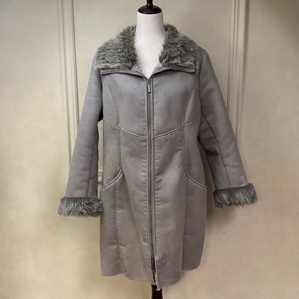 Chico's long whimsical Wynee coat
